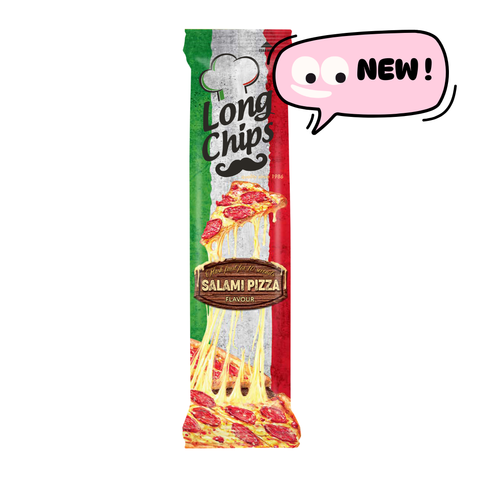 Long Chips Salami Pizza