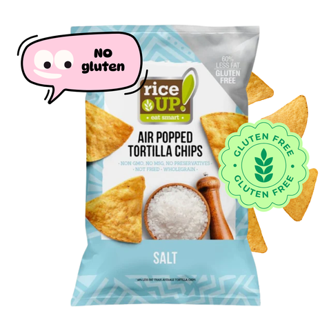 Rice Up Popped Tortilla chips Salt