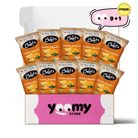 Brets cheddar jalapeño chips