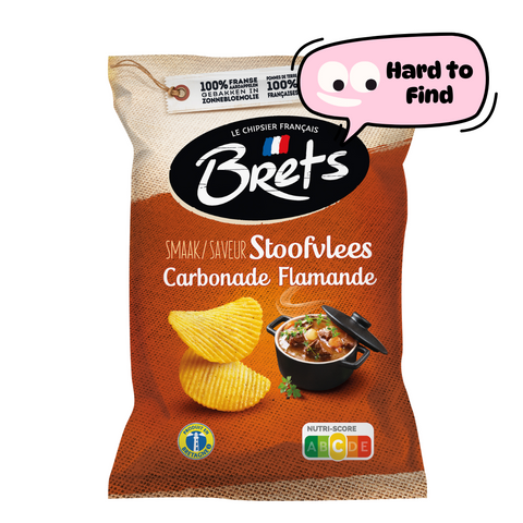 Brets chips with Flemish carbonade