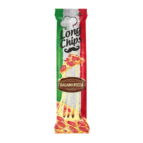 Long Chips Salami Pizza