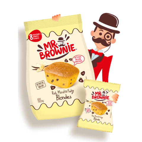 Mr Brownie Belgian chocolate blondies