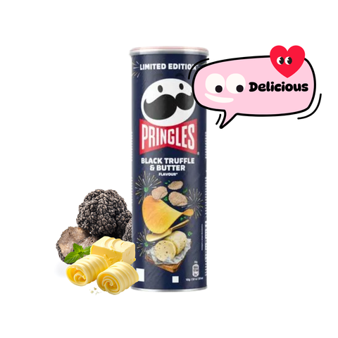 Pringles Black Truffle & Butter